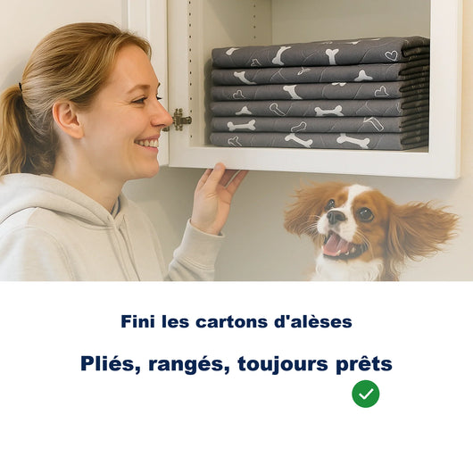 Tapis de propreté pour chien