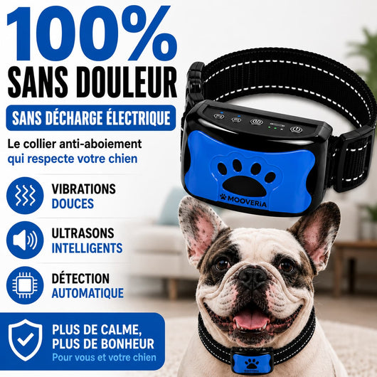 Collier anti-aboiement sans décharge